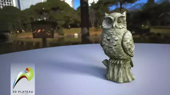 0001-05 Owl Light 3D print model