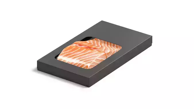 Black Salmon Box Pack - trout cardboard tray 