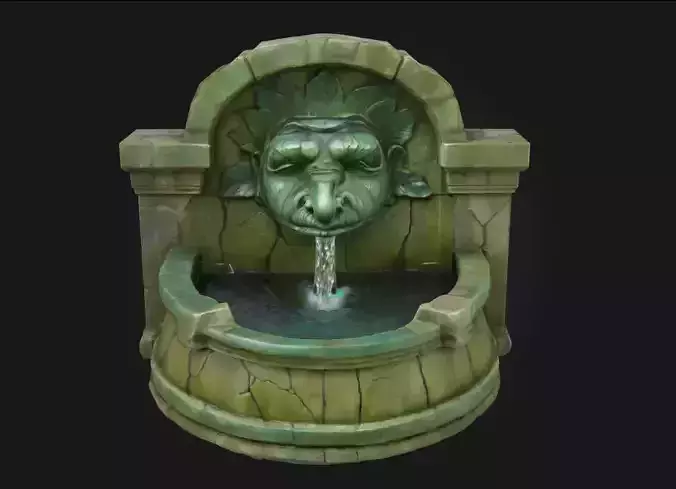 Ancient Tortoise Fountain  Symbol of Longevity and Tranquility