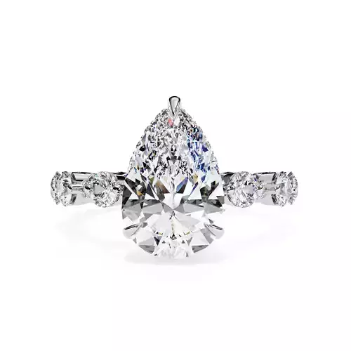 PEAR DIAMOND RING -CAD-152