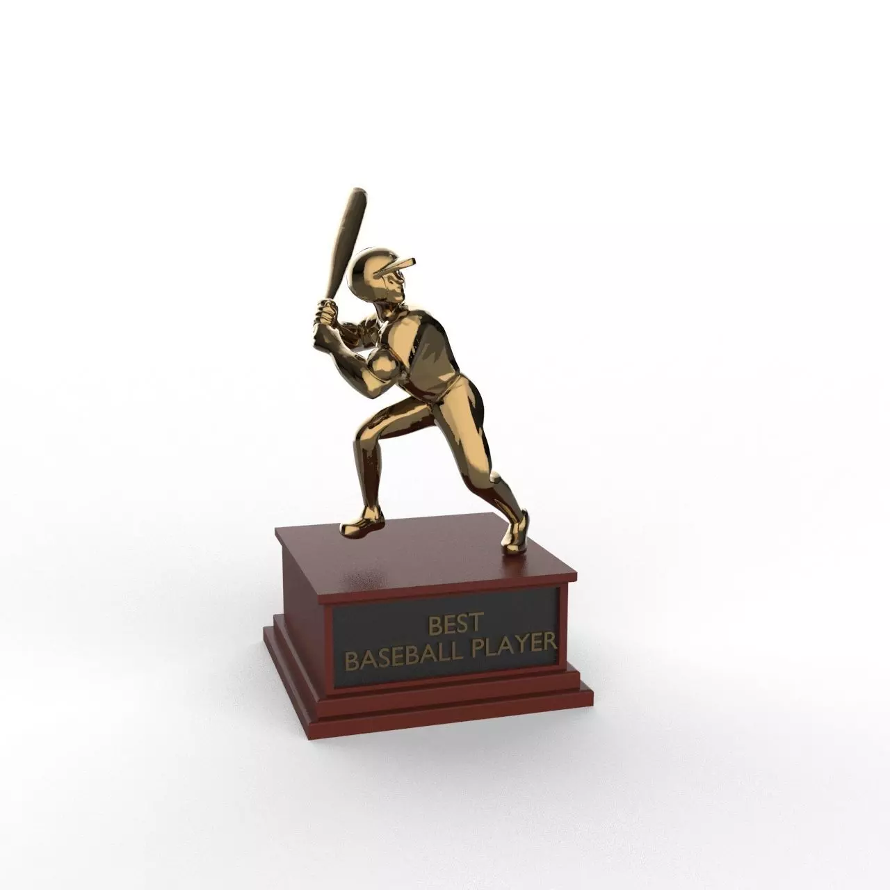 Award Cup - Best Baseball Player 3D print model_0