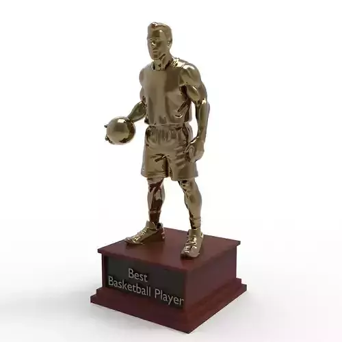 Award Cup - Best Basketball Player 3D print model