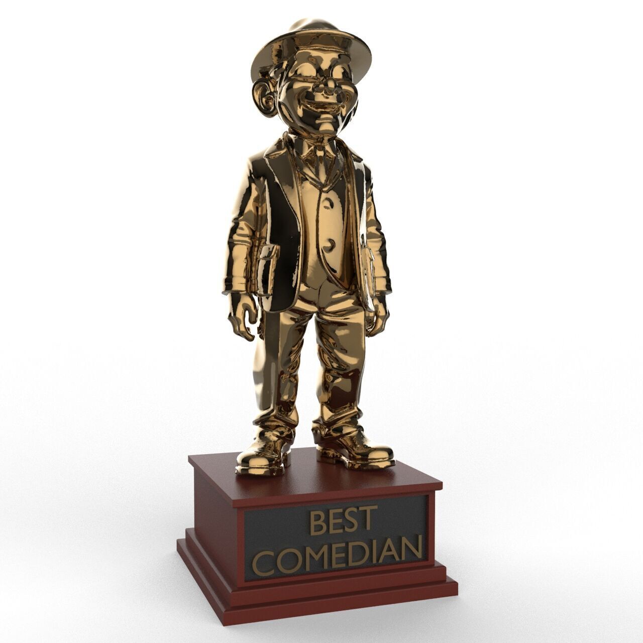 Award Cup - Best Comedian 3D print model_1