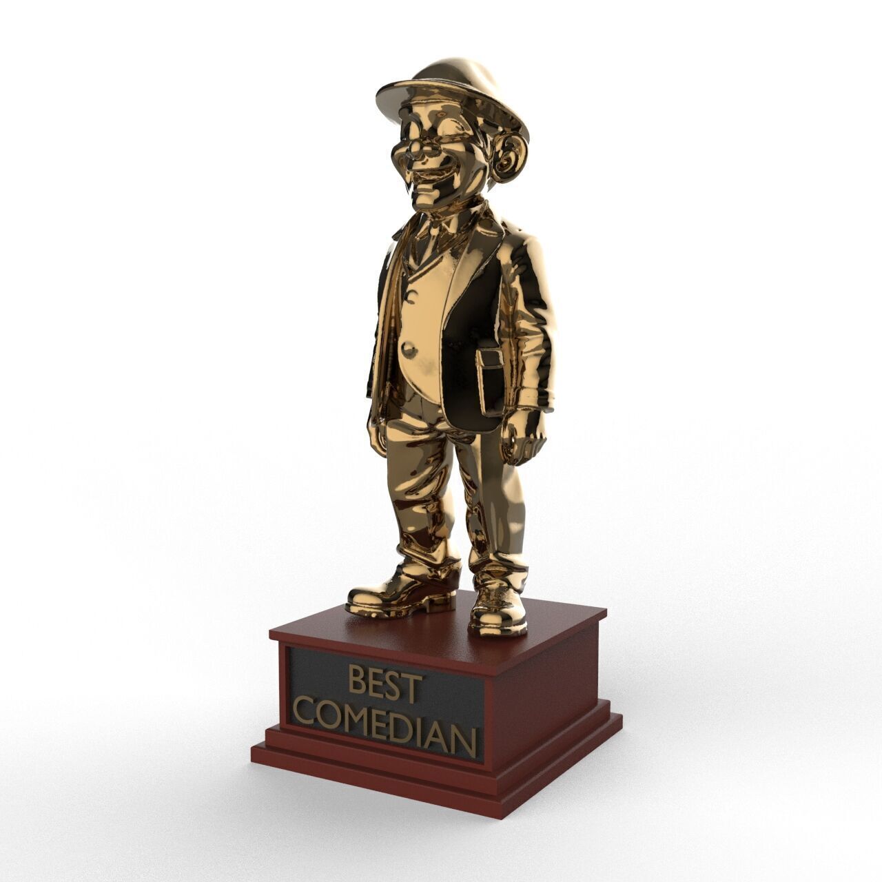 Award Cup - Best Comedian 3D print model_2