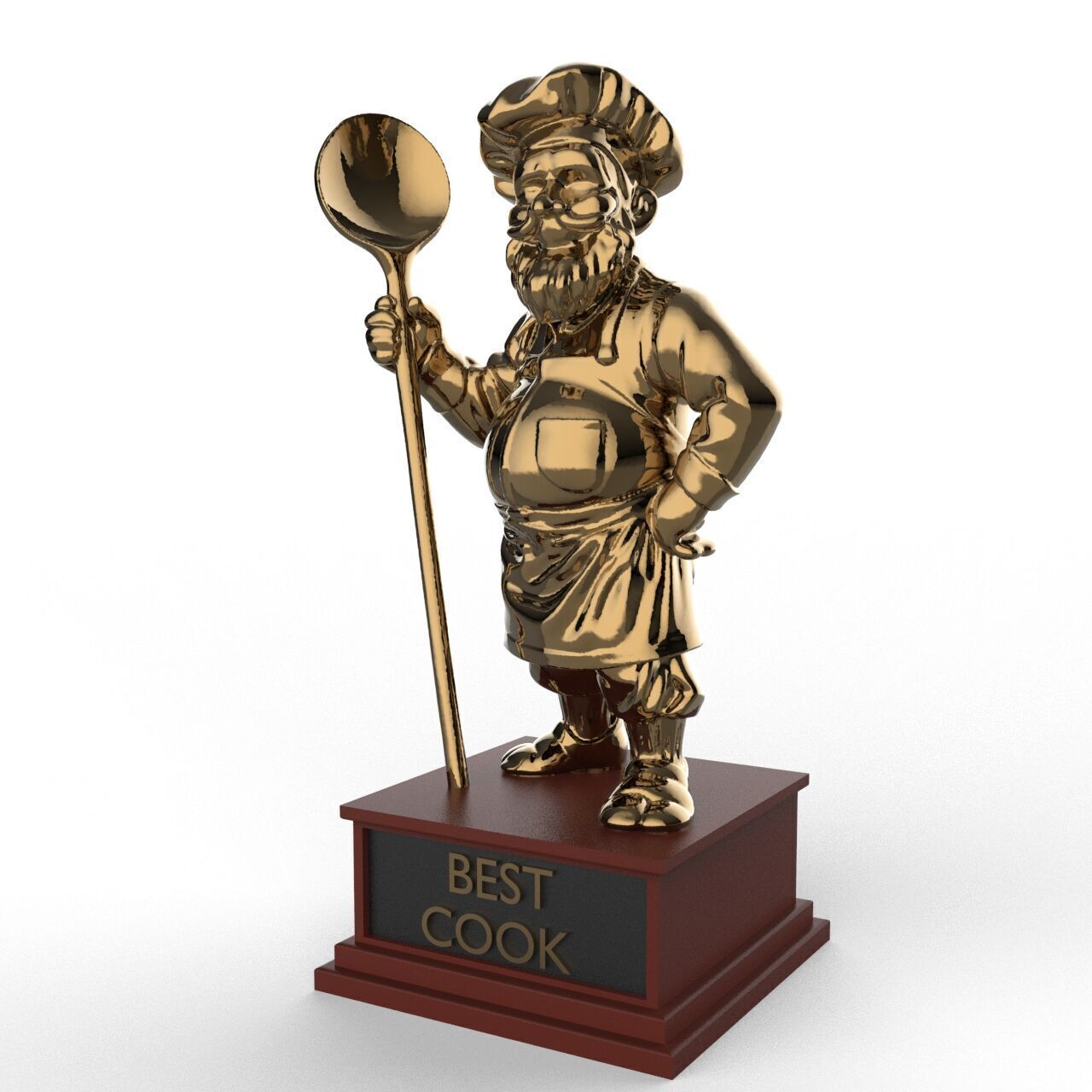 Award Cup - Best Cook 3D print model_1