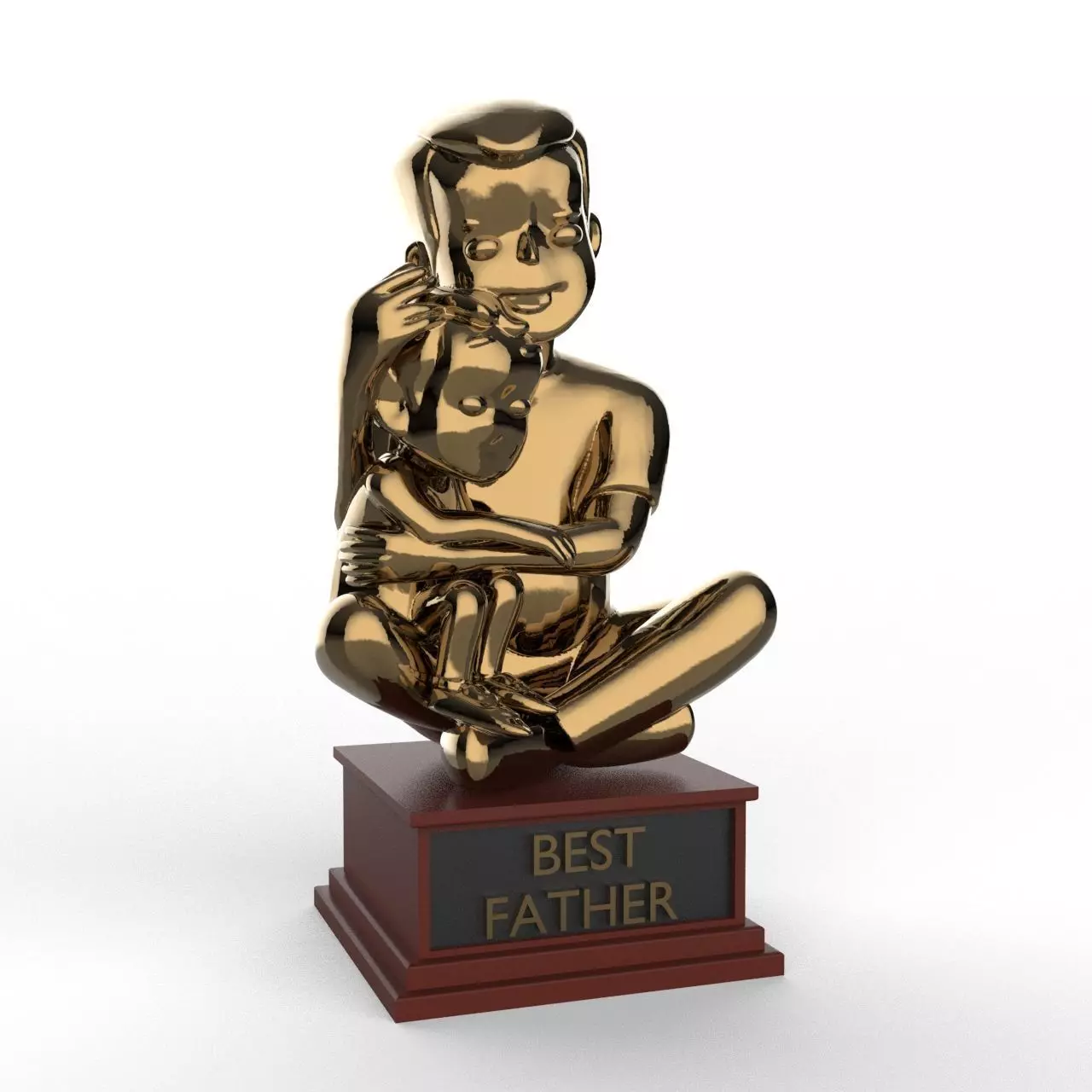 Award Cup - Best Father 3D print model