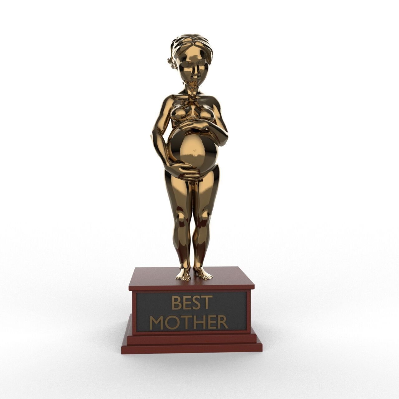 Award Cup - Best Mother 3D print model_2