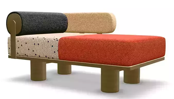 Modern Modular Lounge Chair 