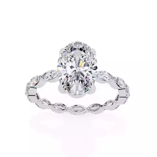 ROUND  DIAMOND RING -CAD-154