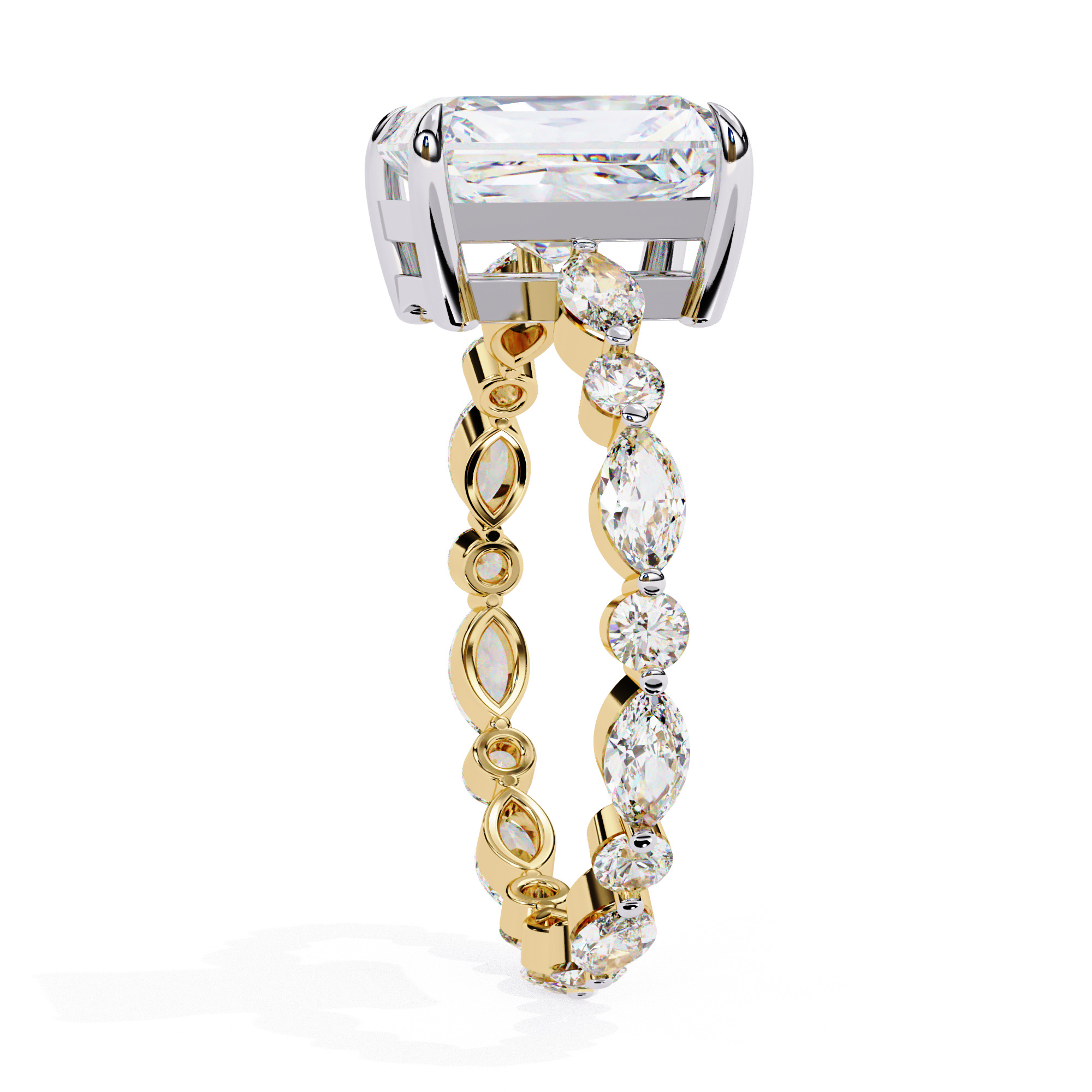 RADIANT DIAMOND RING -CAD-155 3D model_10