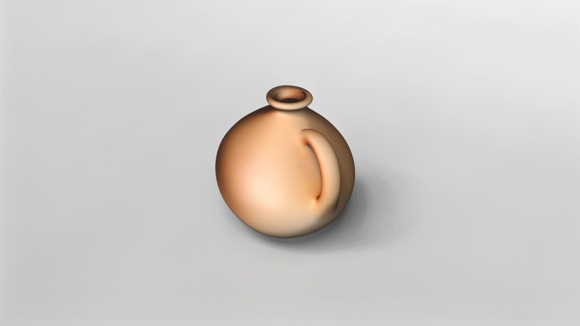 Elegant Terracotta Jug 3D Model 3D model_2