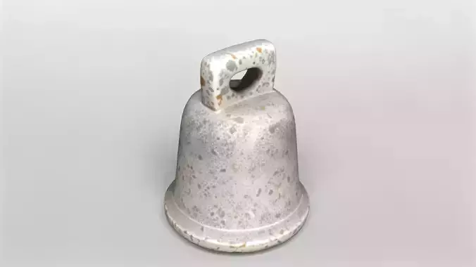 Speckled Ceramic Bell 3D Model