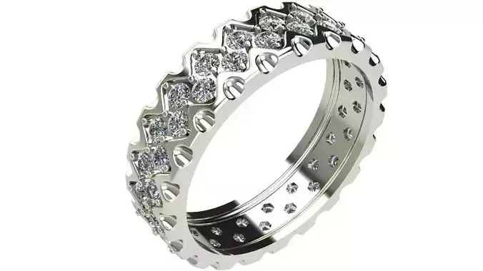 Womens Ring Ebish 3D print model