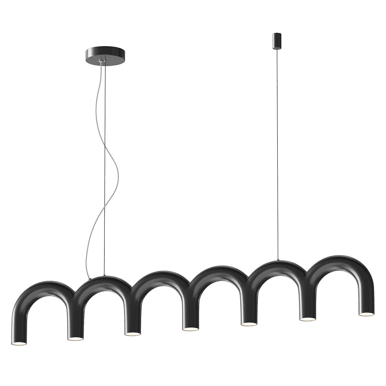 Arch Pendant Lamp 3D model_3