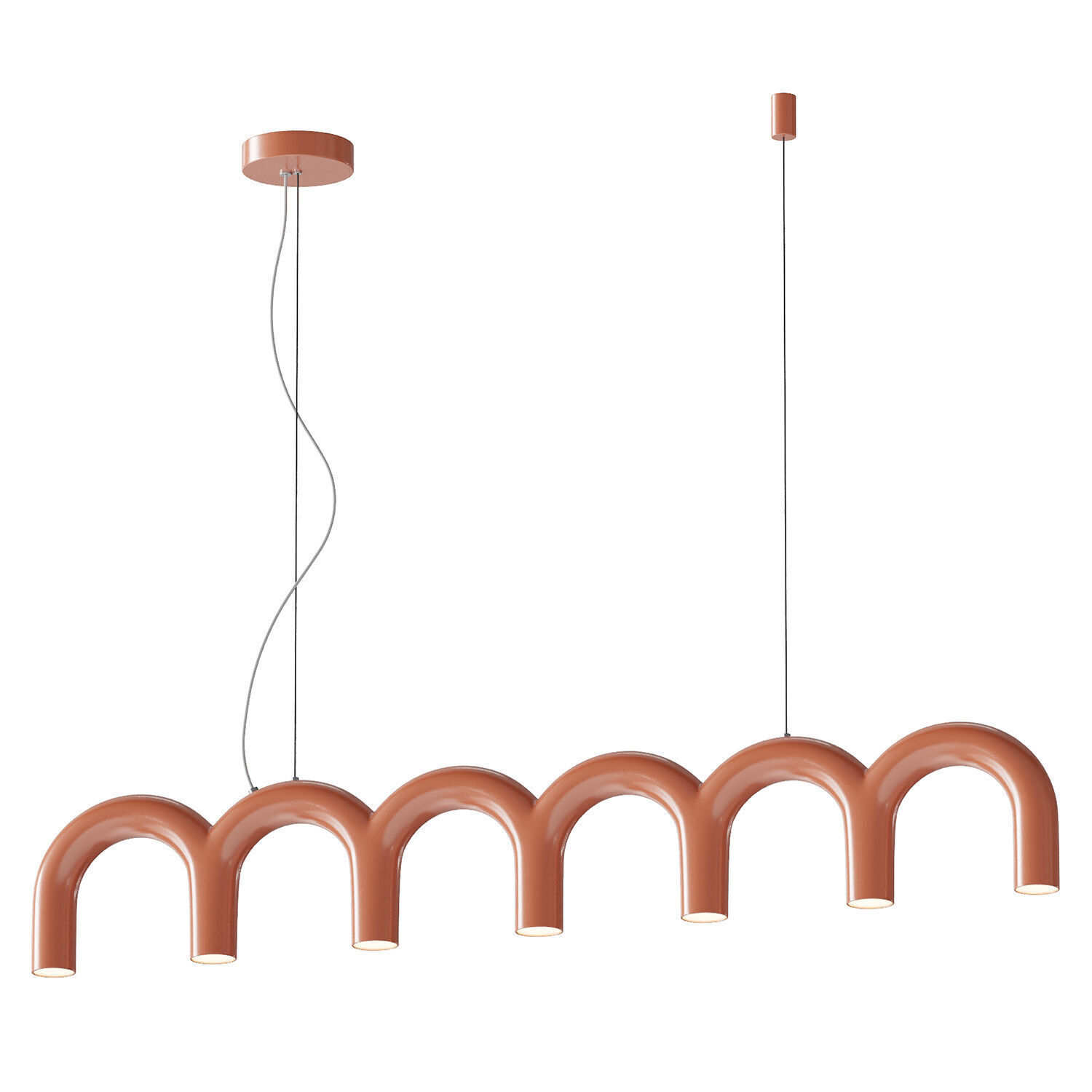 Arch Pendant Lamp 3D model_4