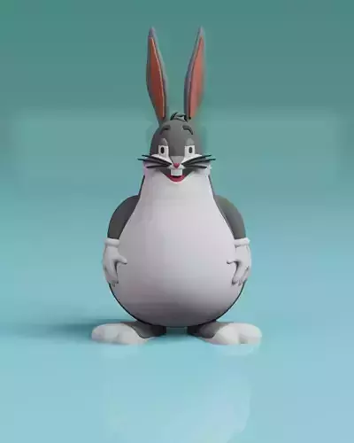 Big Chungus Looney Tunes 3D print model