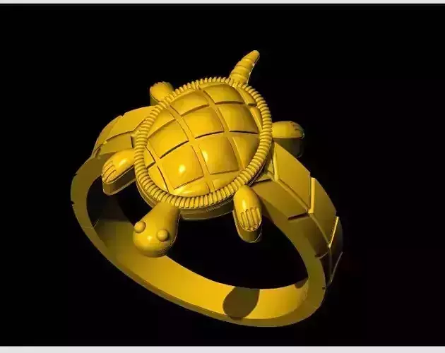 tortoise ring 3dm file