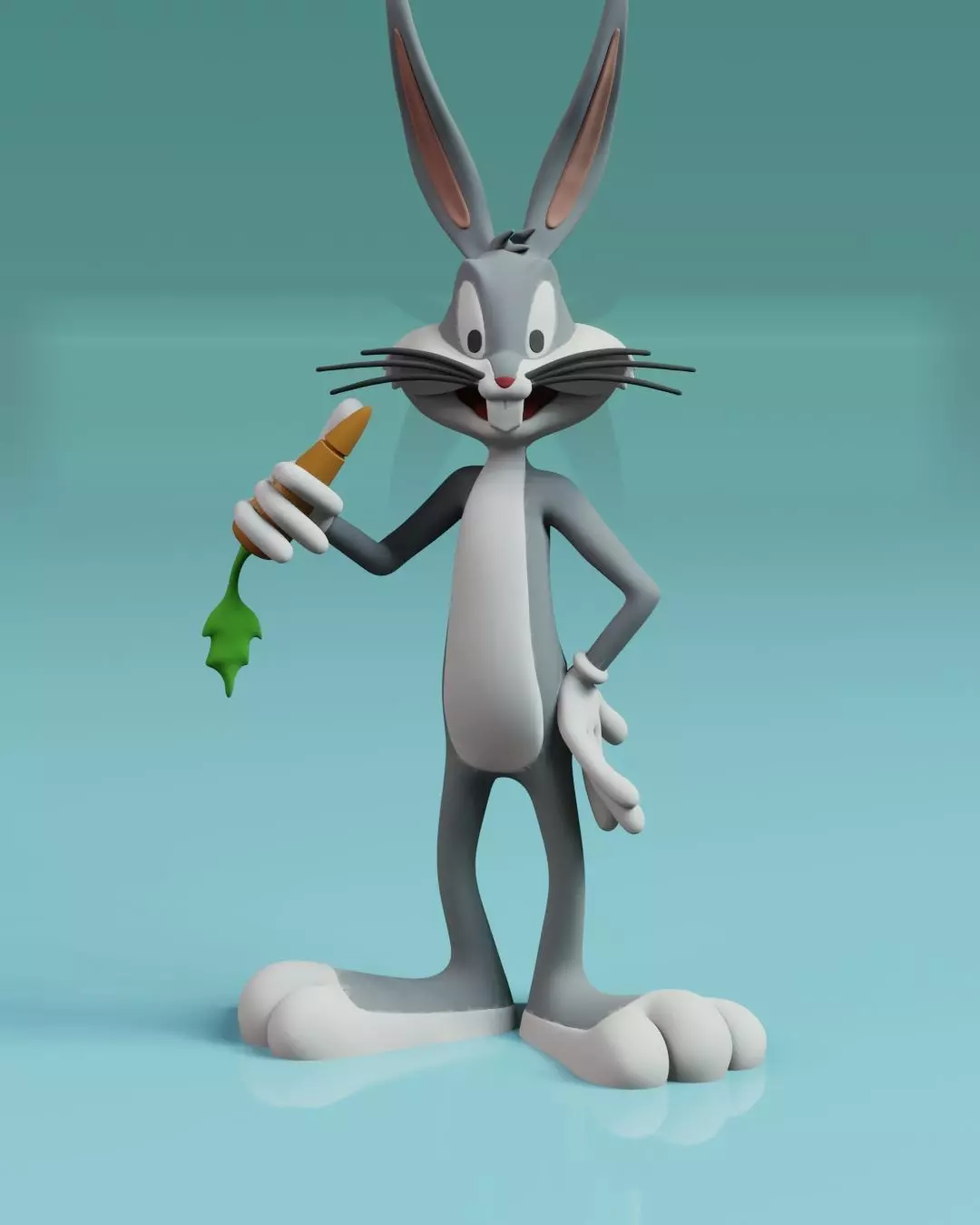 Bugs Bunny Looney Tunes 3D print model_0