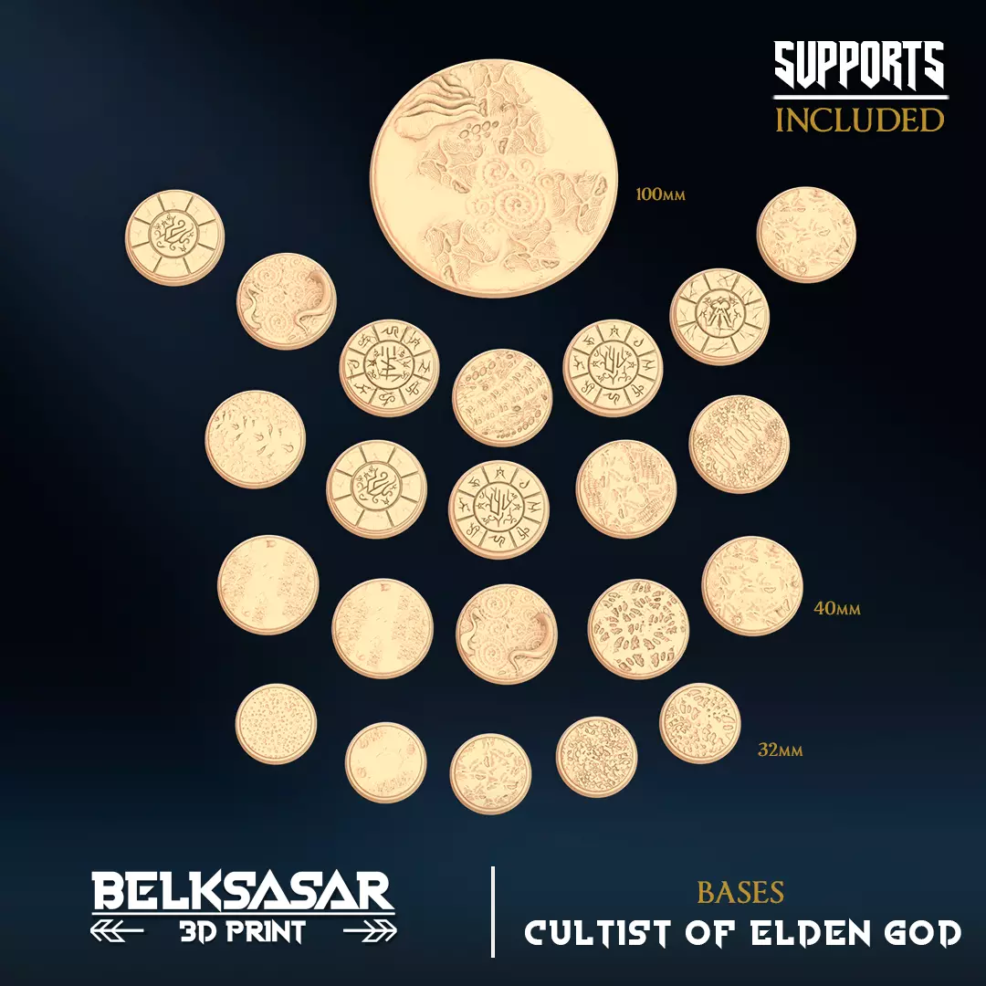 Cultist of Elden God - Bases 3D print model