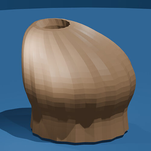 Acorn Shaped Vase Digital File 3D print model