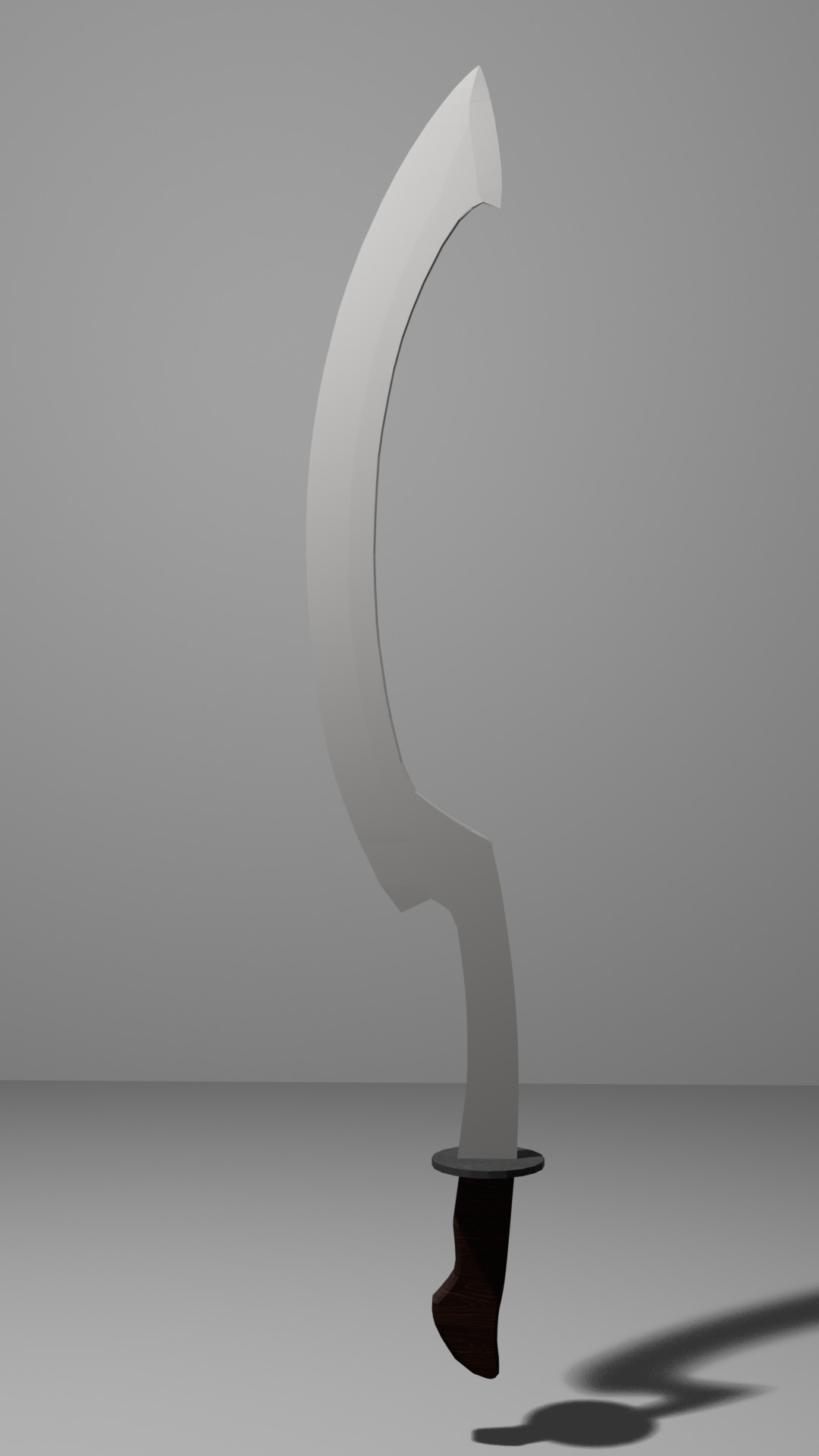 Medieval Dagger Khopesh Free 3D model_1