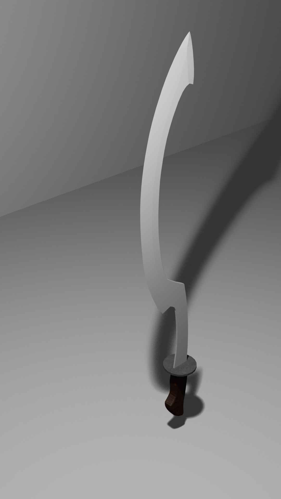 Medieval Dagger Khopesh Free 3D model_3