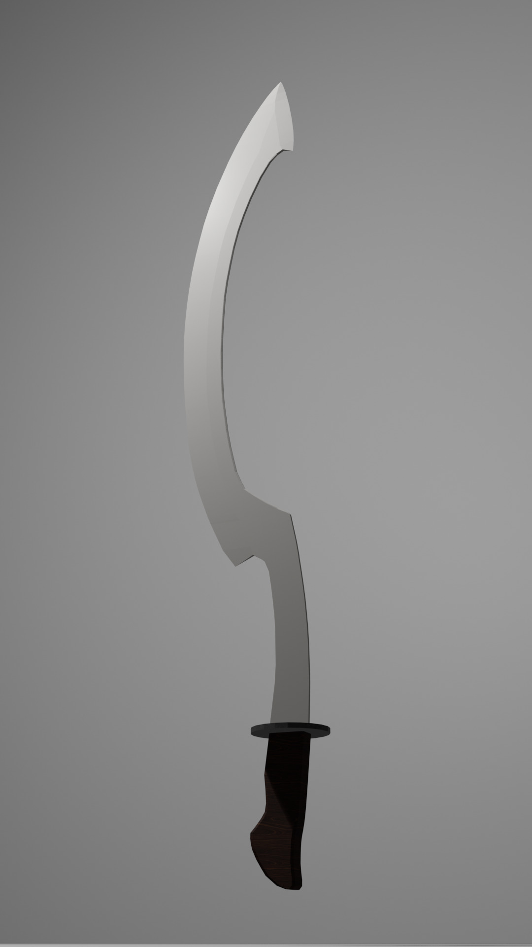 Medieval Dagger Khopesh Free 3D model_4