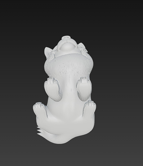 Dog Realistic 3D Model Basic - Low Poly Realistic Low-poly 3D model_13