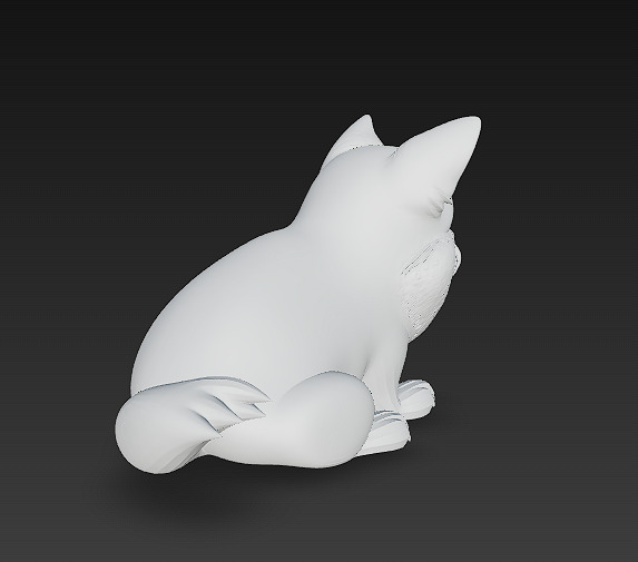 Dog Realistic 3D Model Basic - Low Poly Realistic Low-poly 3D model_10