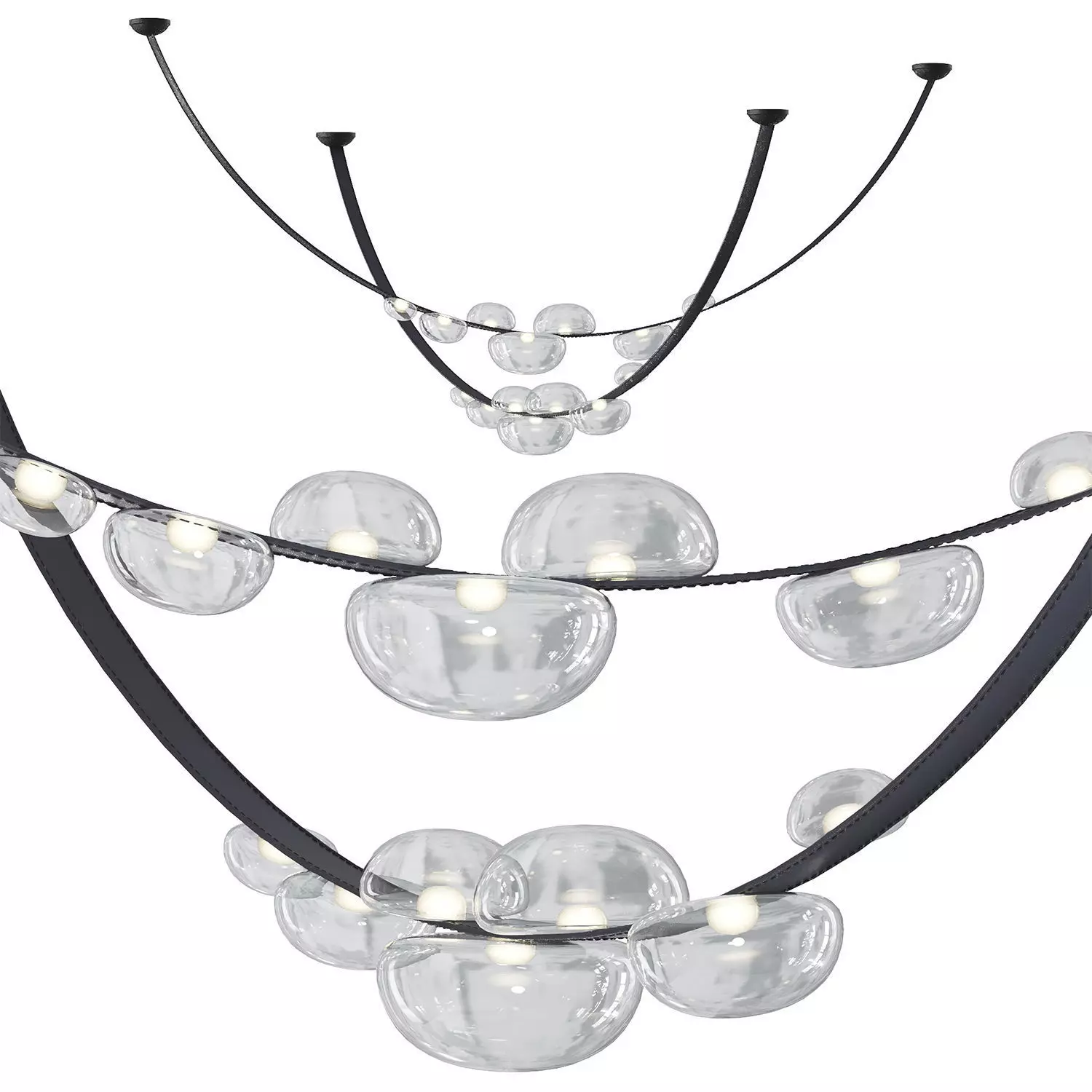 DEW DROPS pendant 3D model_0