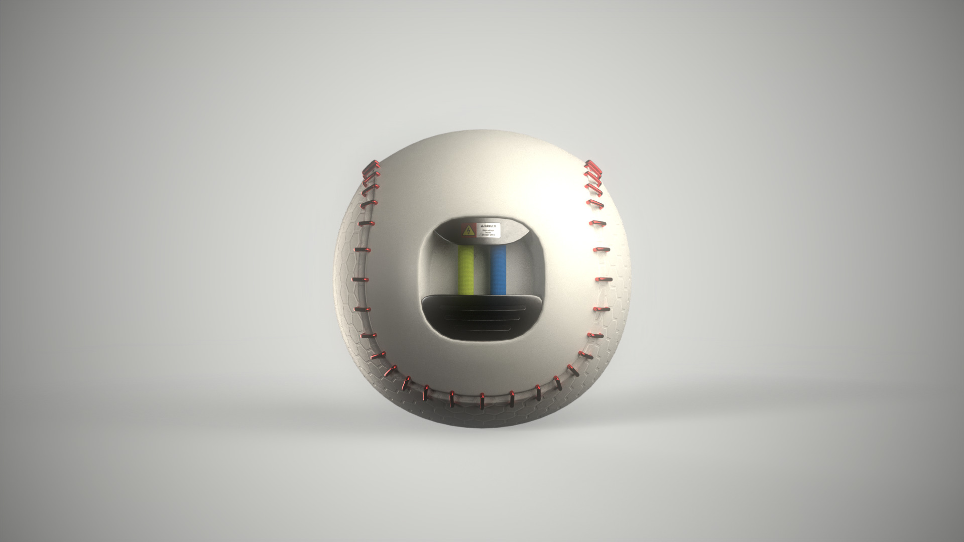 Sci-fi Weapon - Grenade Ball Launcher Low-poly 3D model_11