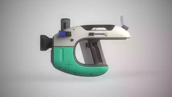 Sci-fi Weapon - Grenade Ball Launcher