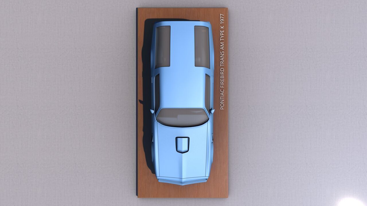 Pontiac Firebird Trans AM Type K 1977 3D print model_2