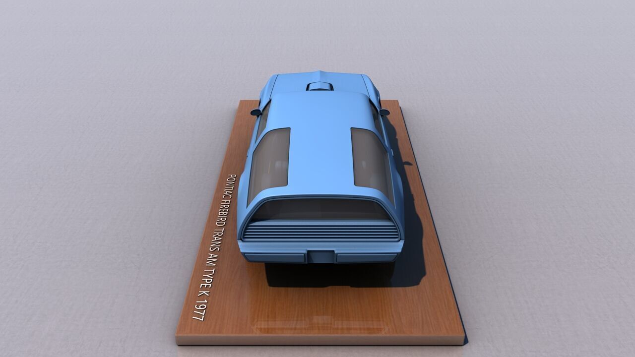 Pontiac Firebird Trans AM Type K 1977 3D print model_5