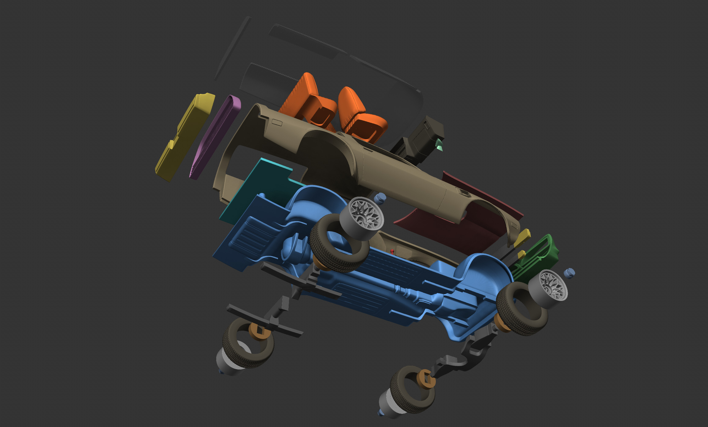 Pontiac Firebird Trans AM Type K 1977 3D print model_17