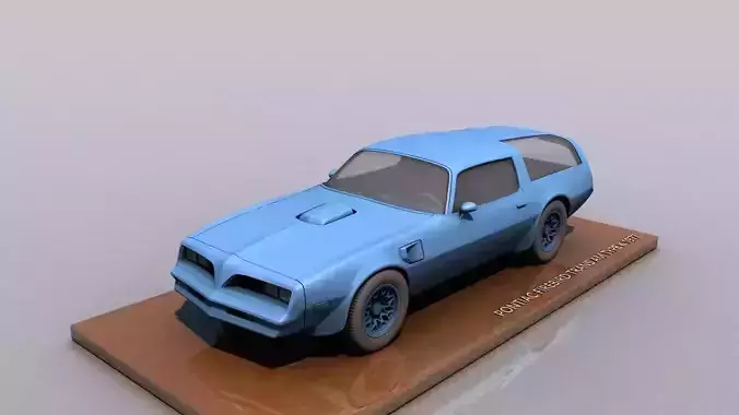 Pontiac Firebird Trans AM Type K 1977 3D print model