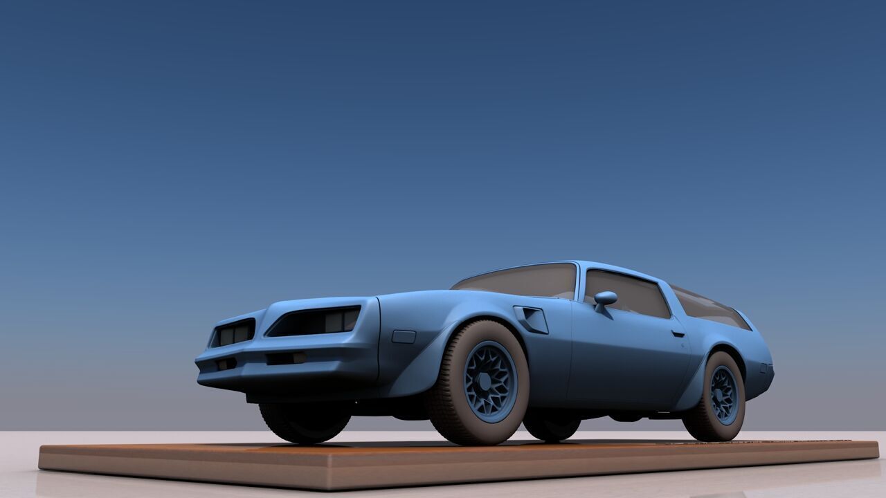 Pontiac Firebird Trans AM Type K 1977 3D print model_6