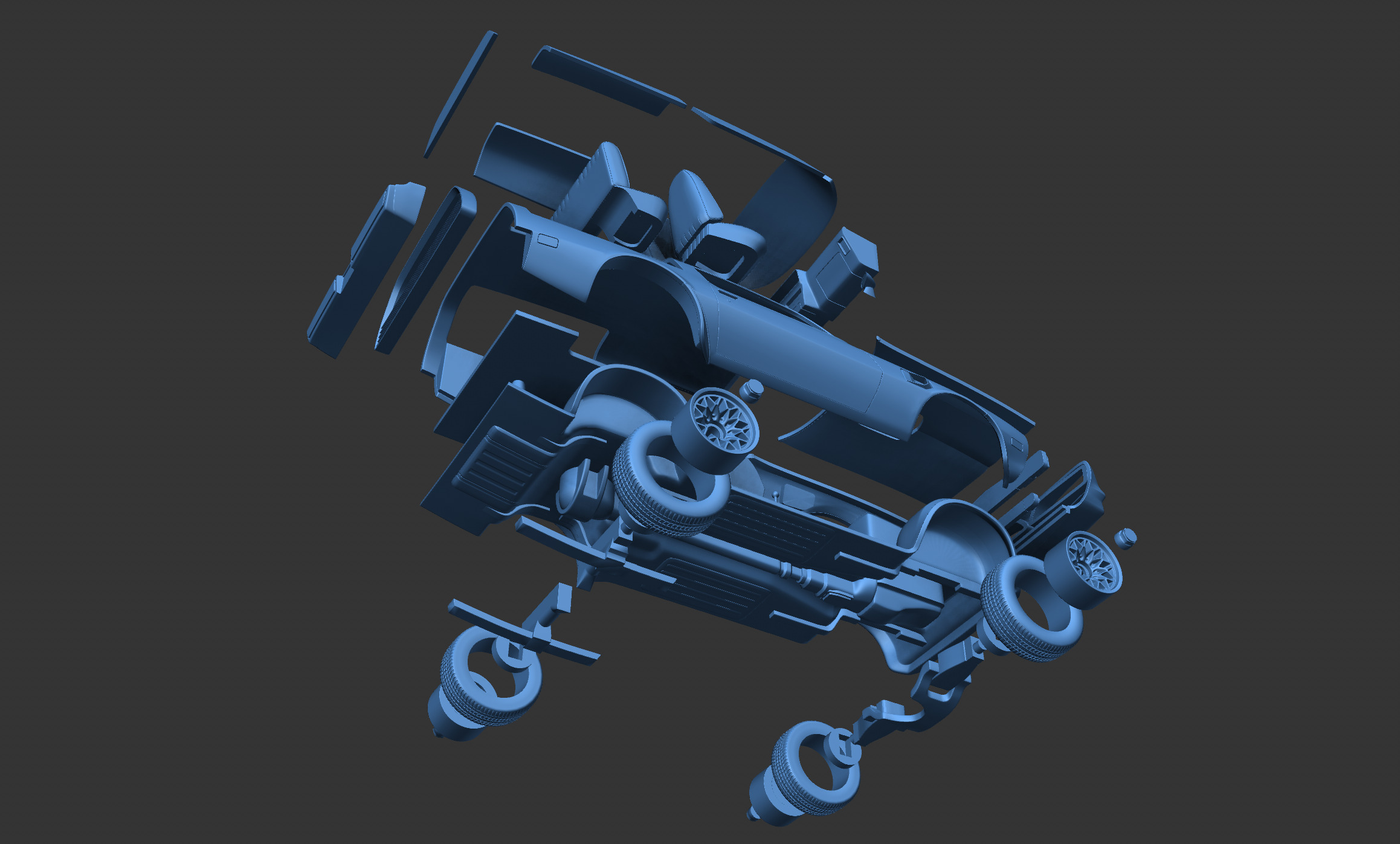 Pontiac Firebird Trans AM Type K 1977 3D print model_24