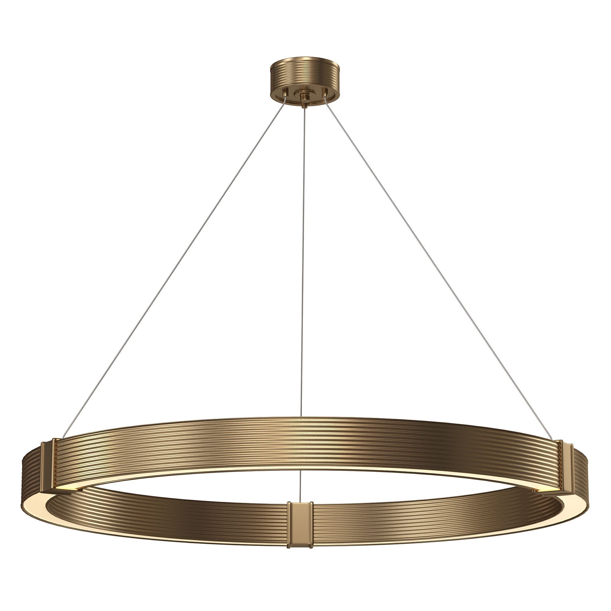 Hughes LED Chandelier 3D model_2