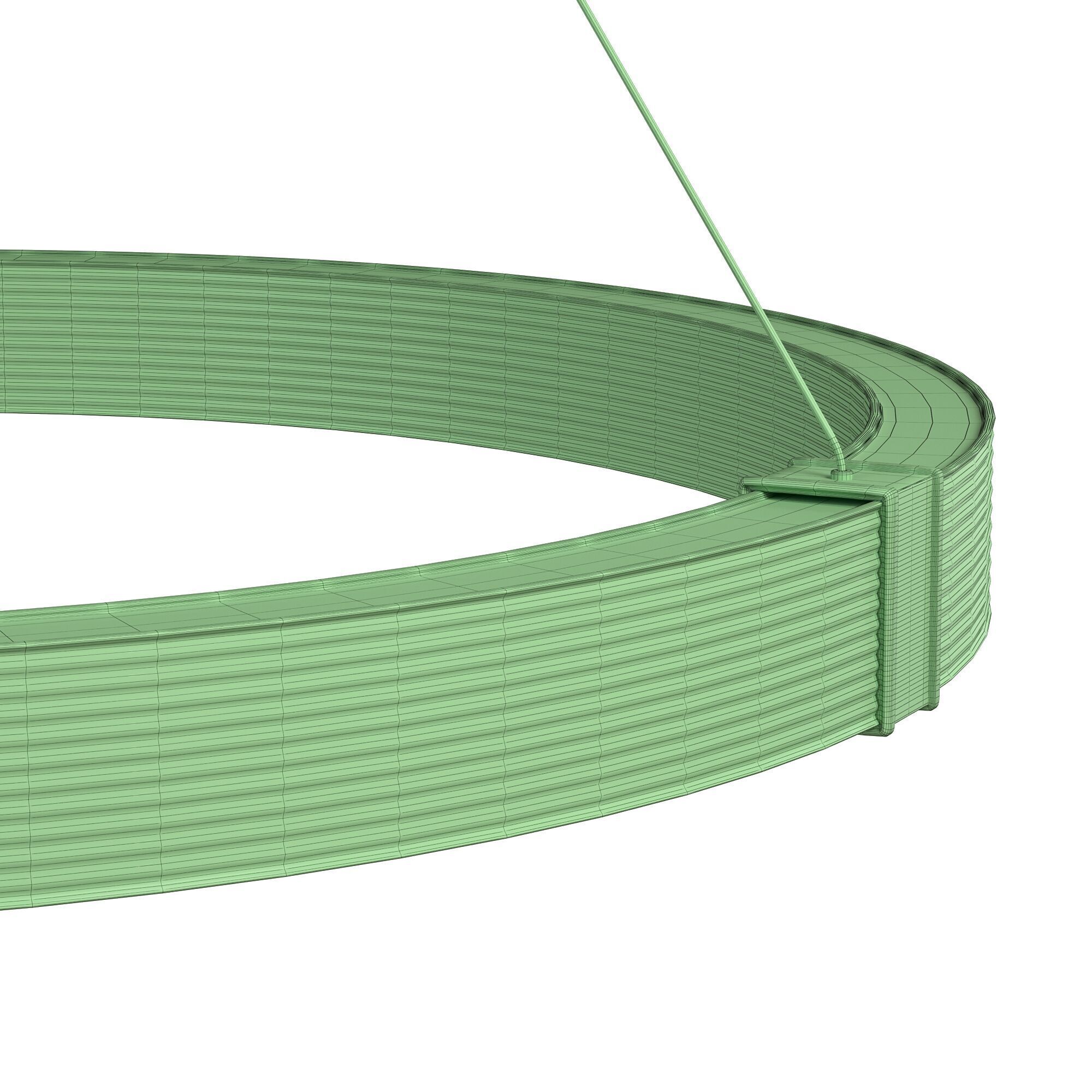 Hughes LED Chandelier 3D model_5