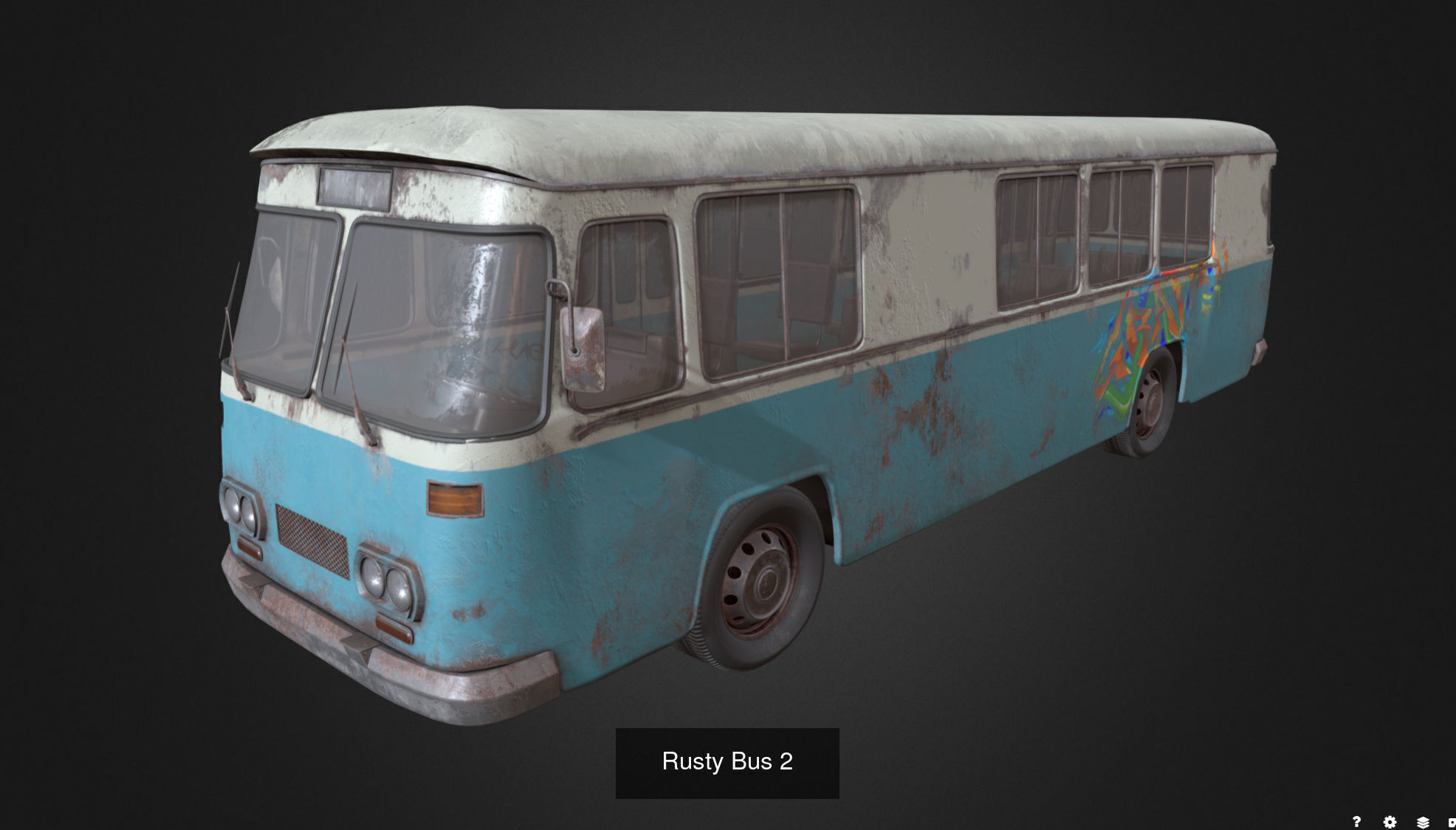 Rusty Cars 3D Model Collection_6