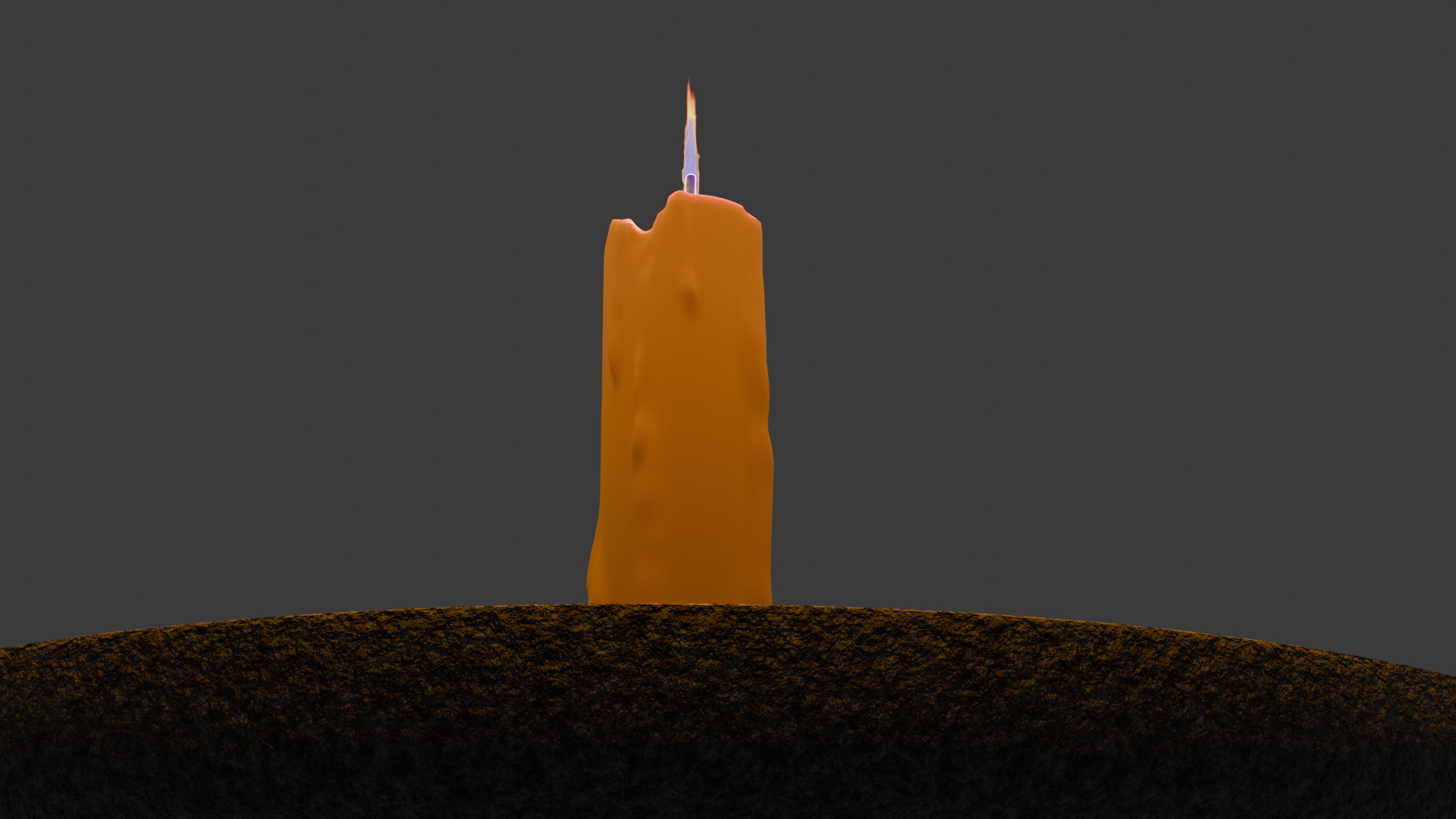 Candlestick Candleholder 3D model_2