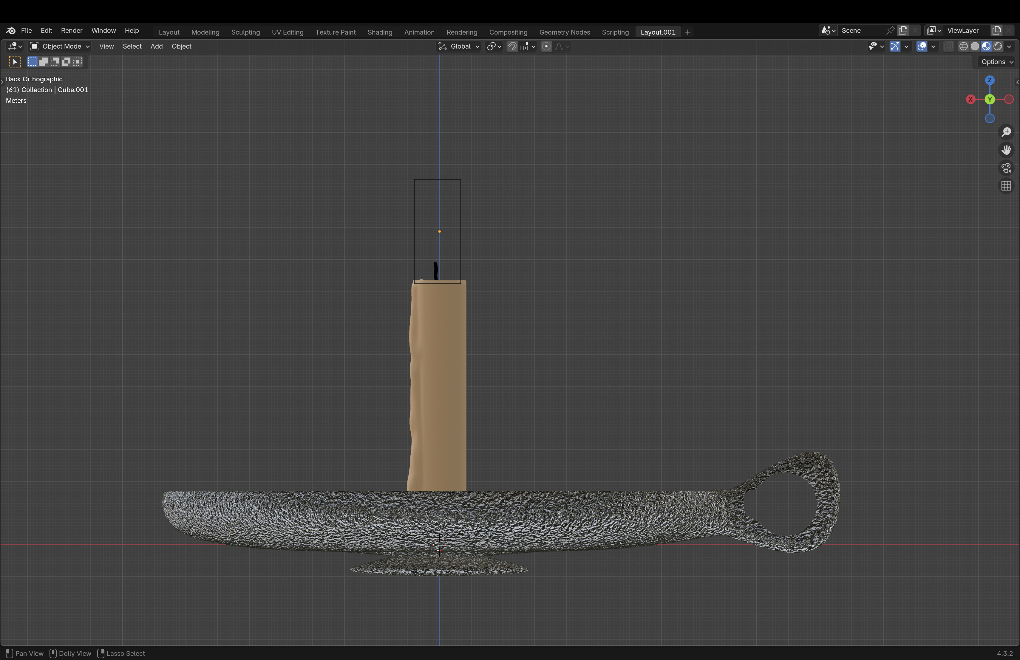 Candlestick Candleholder 3D model_3