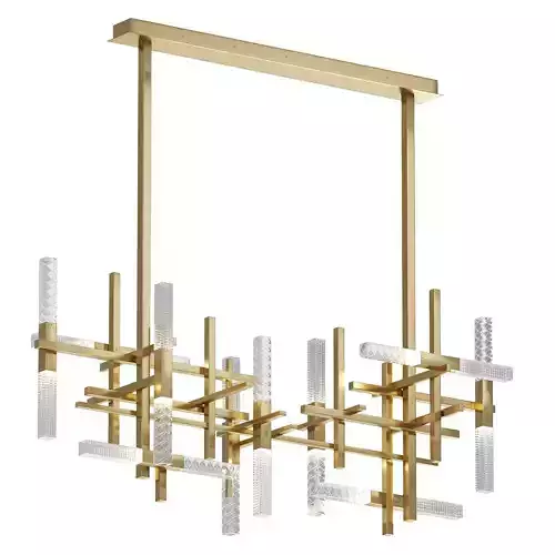 Mikado Double LED Linear Suspension