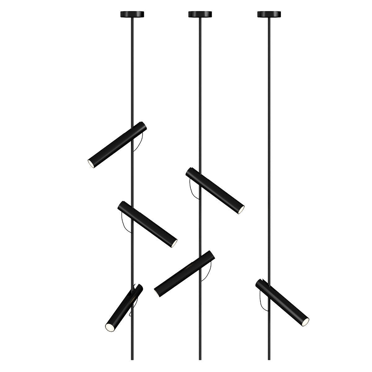 Modern LED Pendant Light 3D model_1