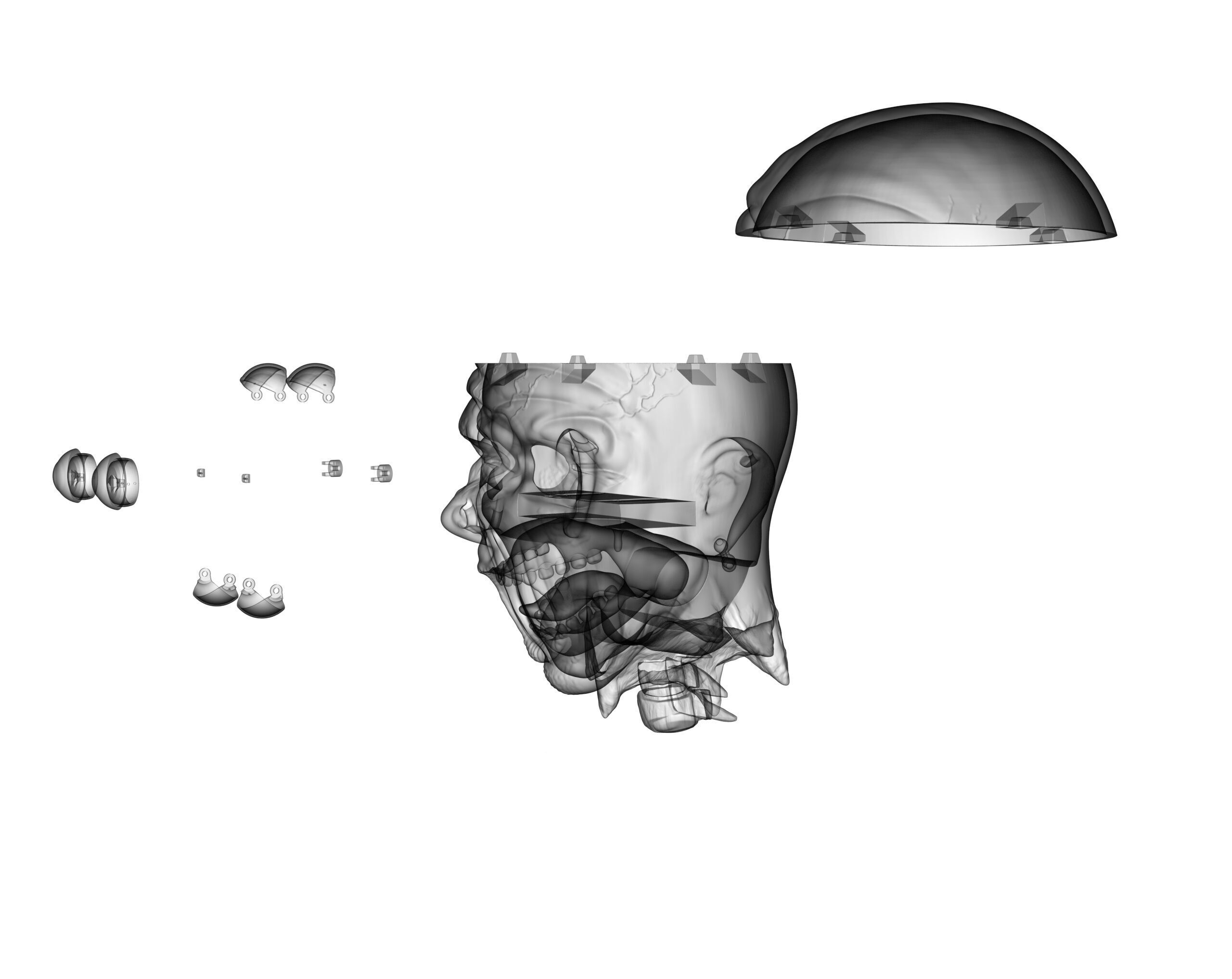 Decapitated Man Head 3D print model_17