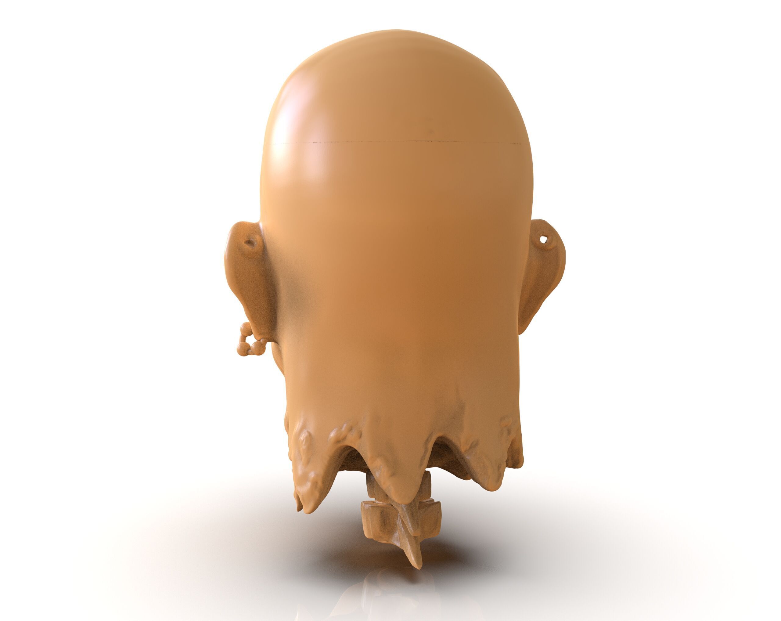 Decapitated Man Head 3D print model_4