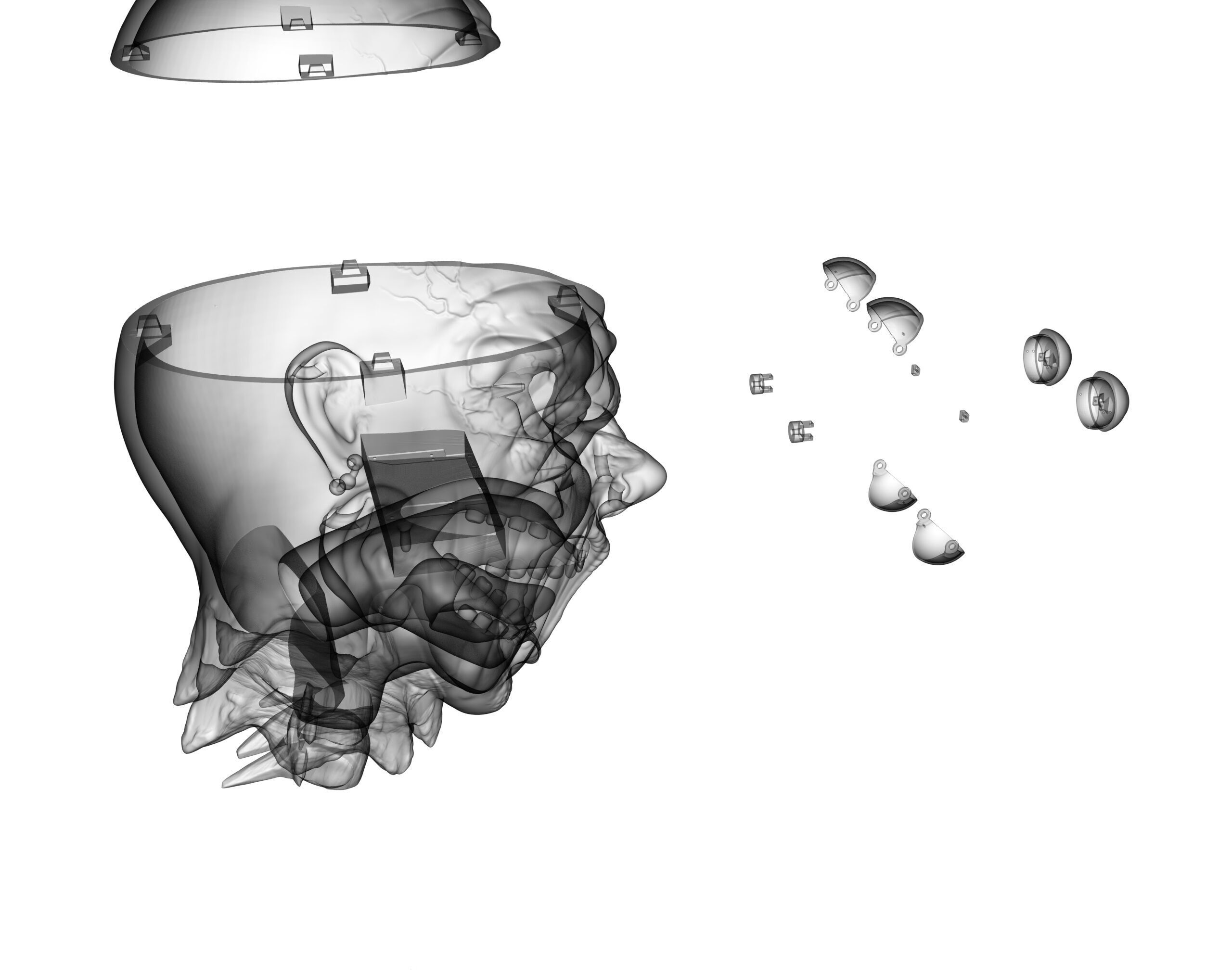 Decapitated Man Head 3D print model_19