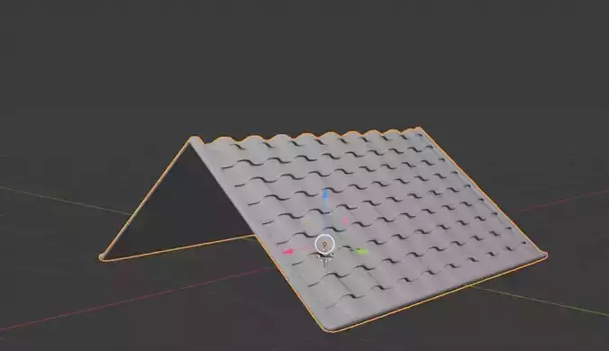 High Poly Roof 3D Model