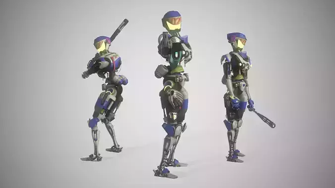 E-Dash Robot Character